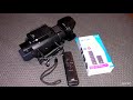 jjc srf2w wireless remote unboxing demo and review shutter release control for sony camcorder ax 53