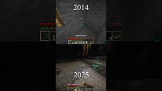 Minar en 2014 vs 2025  #minecraft #minecraftnostalgia