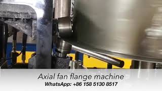 axial fan flange machine