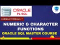 Oracle -SQL -Tutorial 2023 for Numeric Functions and Character Functions in SQL with execution | PT