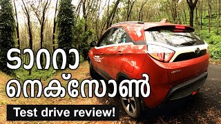 Tata Nexon Petrol Test Drive and Review Malayalam ടാറ്റ നെക്സോൺ  | vandipranthan