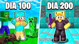 SOBREVIVÍ 200 DÍAS EN UN MUNDO DE MINECRAFT