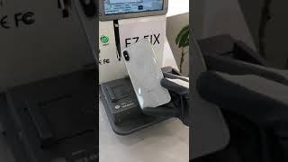 与大家分享iPhone X 无损伤激光更换后盖玻璃  iPhone X Back Glass Repair