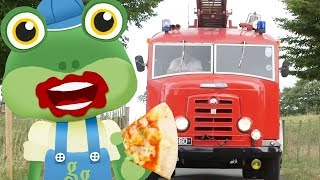 Gecko and the Pizza Truck | Gecko's Real Vehicles | Educational Videos For Toddlers