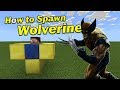 How to Spawn WOLVERINE | Minecraft PE