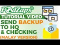 Send Backup to HQ and Checking【FoodZaps Tutorial Video】Tai Yong Seng Sabah Dealer