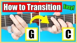 How To EASILY Transition Between G & C Chords on Guitar! | Top Tips & Practice With Me Exercise! 🎸