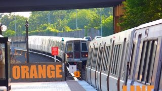 🚇/💺 WMATA Metrorail: Orange Line (OR) 𝑺𝒖𝒃𝒘𝒂𝒚 to Vienna | FULL RIDE!