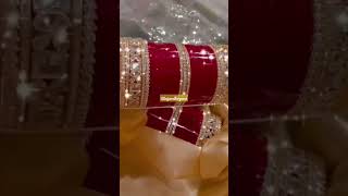 Punjabi bridal chooda design#wedding#shortsfeed#chooda#bangles  #collection2023#viralvideo#trending