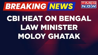 CBI Reaches Govt Accommodation Of WB Law Minister Moloy Ghatak in connection with Coal Scam Case