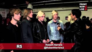 R5 talk The Strokes, Julian Casablancas, being gear junkies and new album w/ @RobertHerrera3