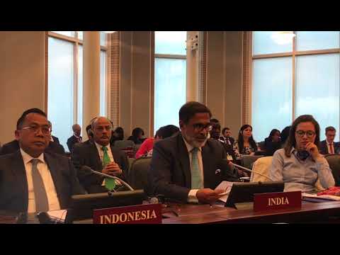 Ambassador Venu Rajamony delivering the national statement at 88th session of OPCW July 10, 2018 Ambassador Venu Rajamony delivering the national statement at 88th session of OPCW July 10, 2018