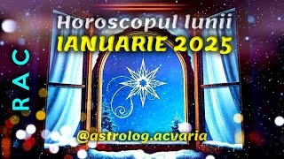 ♋RAC ❄ Horoscop IANUARIE 2025 cu astrolog ACVARIA ⛄  CANCER ♋ January 2025 Horoscope