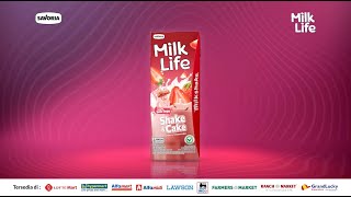 Yuk, beli MilkLife Milkshake rasa Strawberry Cheesecake