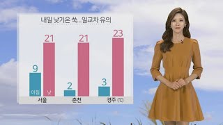 [날씨] 내일 따뜻한 봄날씨 회복…밤부터 전국 비 / 연합뉴스TV (YonhapnewsTV)