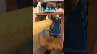 😱🤯crazy combination of wood router and lathe to make cylinders 🔥🪚🔨😍🥰💥 #cool #woodstyle #diy