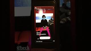 Beck Shared My Story On Instagram