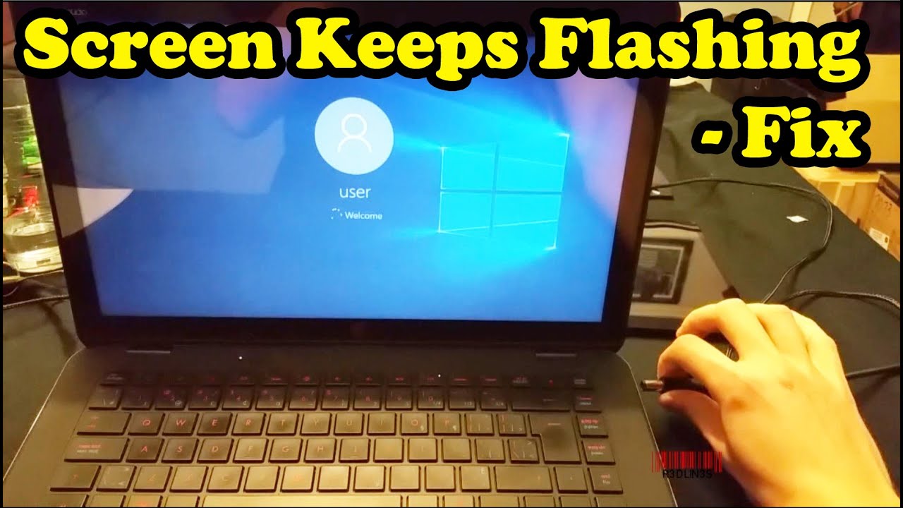 How To Fix Flashing Screen On Windows 10 Boot - YouTube