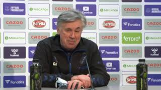 Carlo Ancelotti - Everton v Chelsea - Pre-Match Press Conference