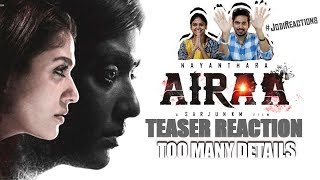 Airaa Teaser Reaction - Jodi Reactions (2019) - Tamil | Nayanthara | Sarjun KM