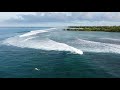 maldives surfing by drone male and central atolls