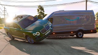 Realistic Crossroad Crashes #15 - BeamNG Drive