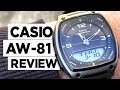 #CASIO AW-81 (Module 2747) Analogue Digital Watch - A powerhouse of Casio features.