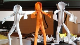 Origami Human by Claudio Acuña J