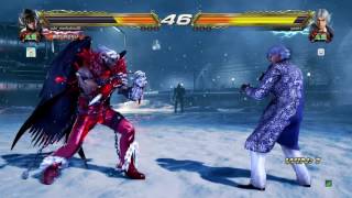 【家庭用鉄拳7】デビル仁 VS リー［tekken7（ps4）］deviljln VS lee  獣段 鬼熊戦