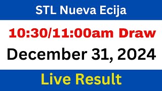 STL Nueva Ecija Result Today 1st Draw December 31, 2024