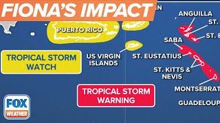 Tropical Storm Fiona: Tropical Storm Watches Issued For Puerto Rico