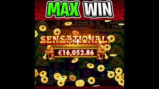 MAX WIN MAX BET 5000X 🤑 5 LIONS MEGAWAYS SLOT 🔥 OMG €500.000‼️ #shorts