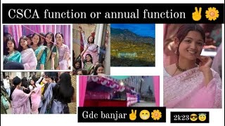 CSCA function #gdc banjar✌️!!full masti!! #youtube #india  #banjar #kullu #himachal !!