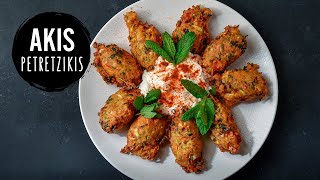 Greek Tomato Fritters - Tomatokeftedes | Akis Petretzikis