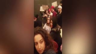 Gavin McInnes speaks after being peppersprayed at NYU Protest (2/2/17)