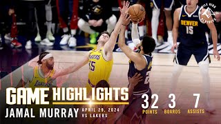 Jamal Murray Full Game Five Highlights vs. Lakers 🎥