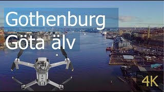 Gothenburg (Part 2) | Gota Alv River - Docks | Drone