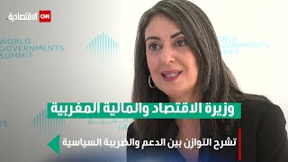 خاص | وزيرة الاقتصاد والمالية المغربية تشرح كيفية التوازن بين الدعم والضريبة السياسية