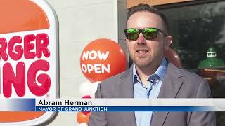 Grand Junction Mayor Herman visits Burger King for it’s grand reopening