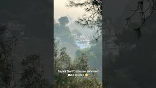 Taylor Swift's LA Home Spared from Devastating Wildfires 🙏❤️ #shorts #taylorswift #losangeles