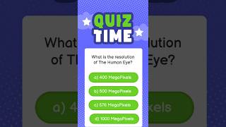 What is the resolution of the Human Eye?🤔|General Knowledge|#shortvideo#shorts#ytshorts#trending#gk