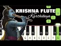 Krishna Flute - Karthikeya 2 🔥| Piano tutorial | Piano Notes | Piano Online #pianotimepass #krishna