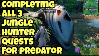 Find Mysterious Pod-Completing All 3 Predator Challenges (Jungle Hunter Quest Guide)