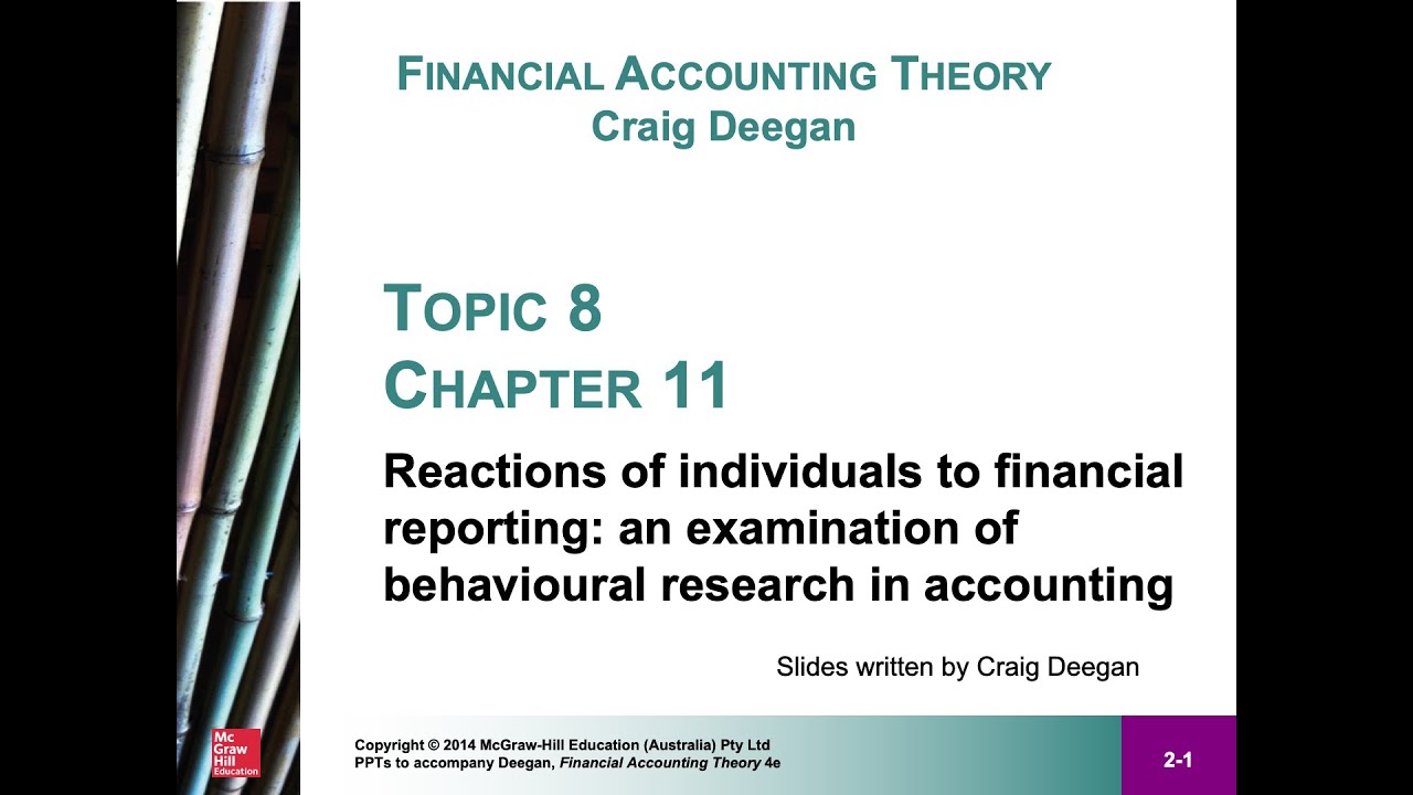 Topic 8 Acc706 Youtube