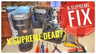 HOW TO FIX Keurig K-Supreme Coffee Maker DEAD, NO POWER ?  How To Reset Thermost