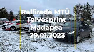 Rallirada MTÜ   Talvesprint  Mädapea 29.01.2023