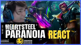 HEARTSTEEL - PARANOIA ft. BAEKHYUN, tobi lou, ØZI, and Cal Scruby (RANK 1 KAYN REACTION!)