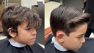 Como cortar cabelo social todo na tesoura  com técnicas de pente corrido