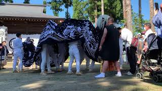 令和3年　長井市成田八幡神社例大祭3