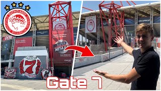 OLYMPIACOS Stadium Tour! GATE 7 Experience